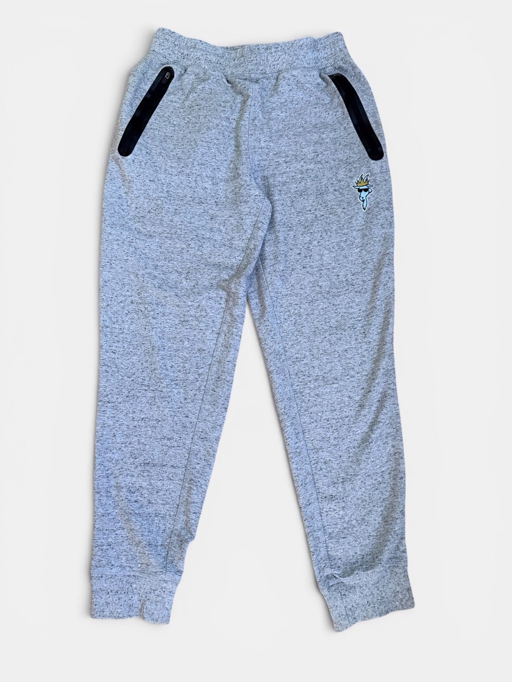 GOAT USA Gray Heather Jogger Sweatpants Men’s Medium Zip Pocket Athletic